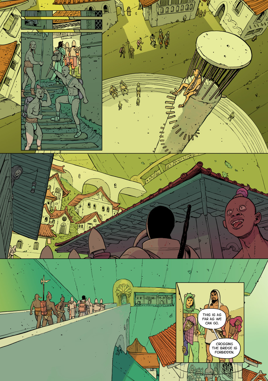 you can always spot the tourists.