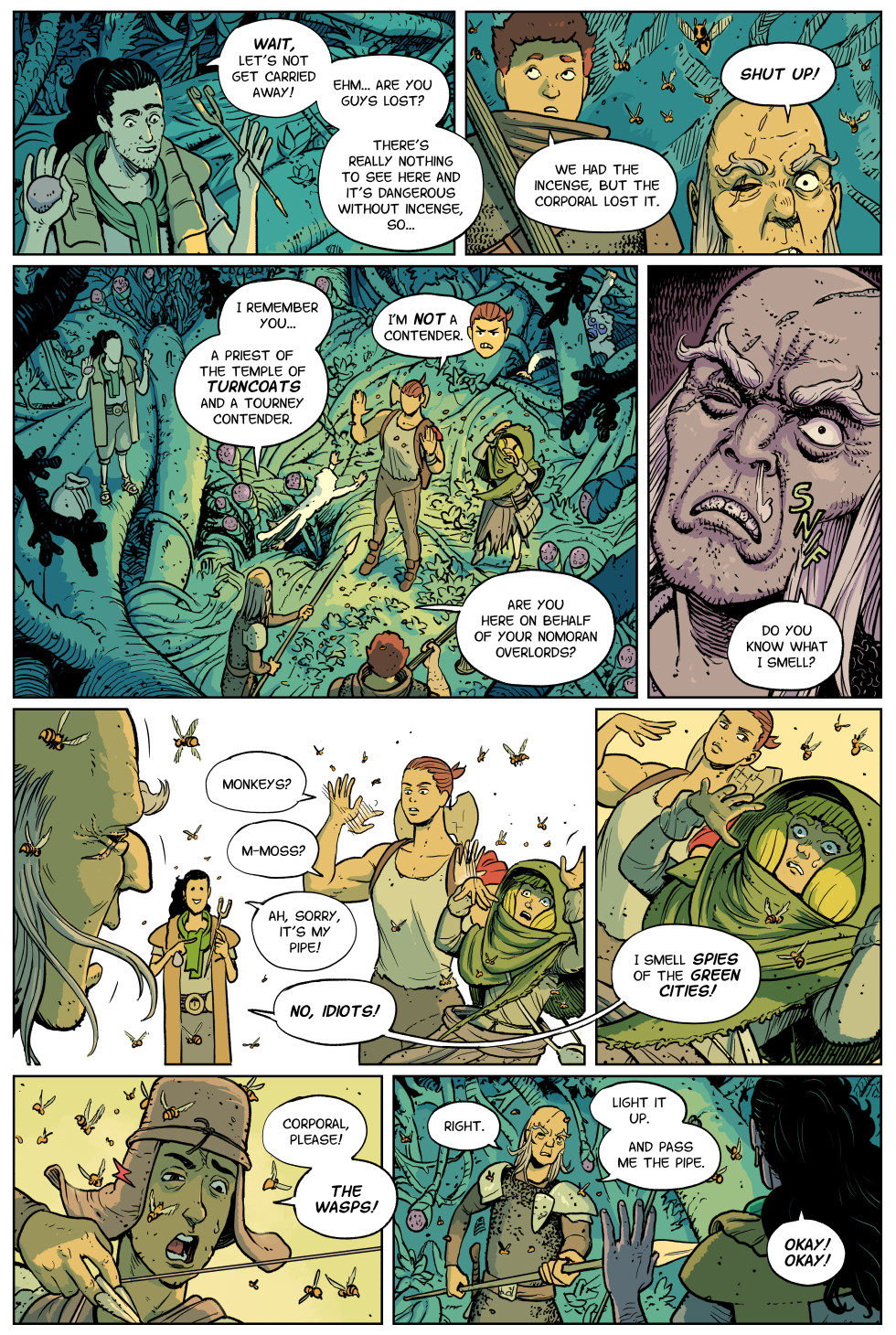 The situation is dangerous but not serious.